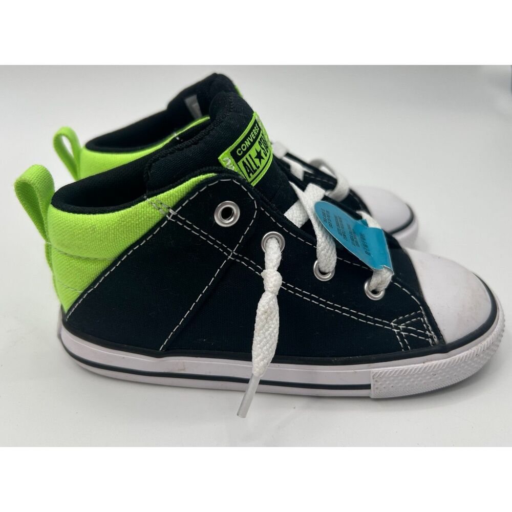 Converse Chuck Taylor All Star Axel Black Green Toddler Shoes Size 10
